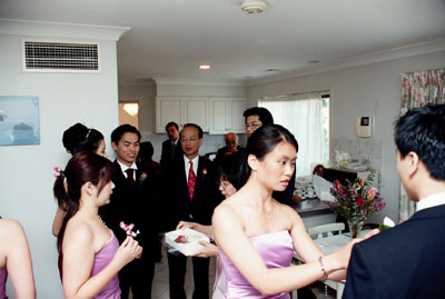 Last minute preparations